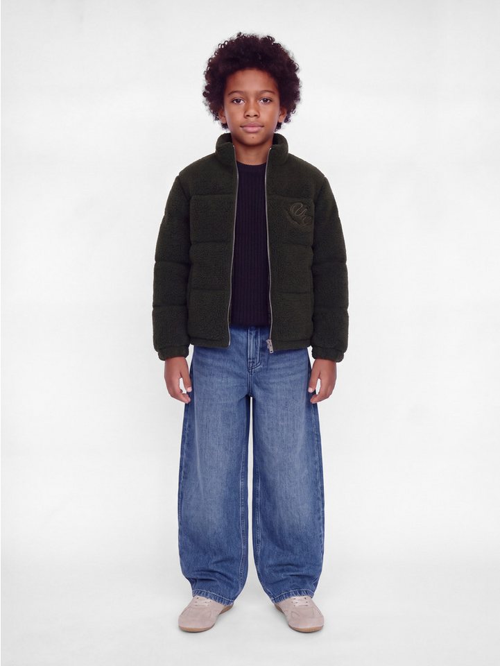 Jack & Jones Junior Rundhalspullover JJJAXON KNIT CREW NECK JNR Materialmix, locker geschnitten – Bild 3 von 5