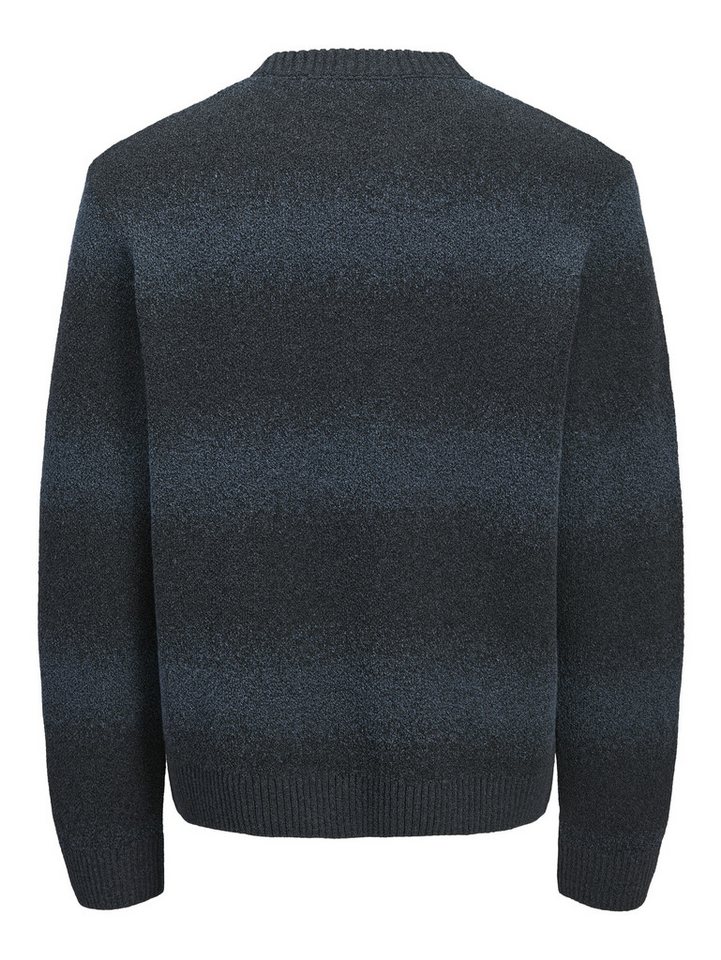 Jack & Jones Junior Rundhalspullover JORNORREBRO CATSKILLS KNIT CREW NECK JNR Materialmix, locker geschnitten – Bild 2 von 2