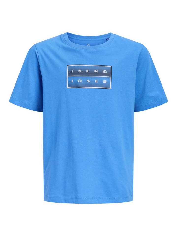 Jack & Jones Junior Rundhalsshirt JCOFUSION DOTS PRINT TEE SS CN JNR Baumwolle, normal geschnitten – Bild 5 von 5