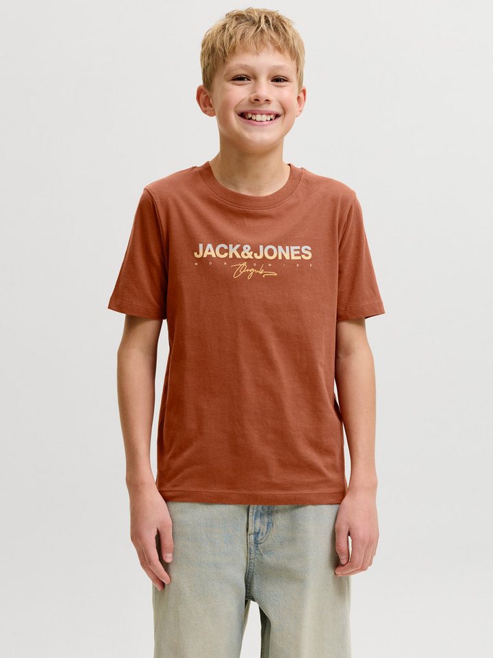 Jack & Jones Junior Rundhalsshirt JORCANGGU TEE SS CREW NECK 2PK MP JNR (Packung, 2-tlg) Baumwolle, regular fit – Bild 4 von 5