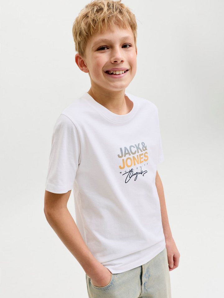 Jack & Jones Junior Rundhalsshirt JORCANGGU TEE SS CREW NECK 2PK MP JNR (Packung, 2-tlg) Baumwolle, regular fit – Bild 5 von 5