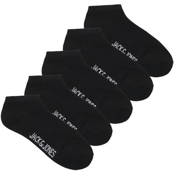 Jack & Jones Junior Socken JACDONGO im 5er Pack, mit Stretchbund, knöchellang (Packung, 5-Paar) unifarben, casual, eng, Jersey
