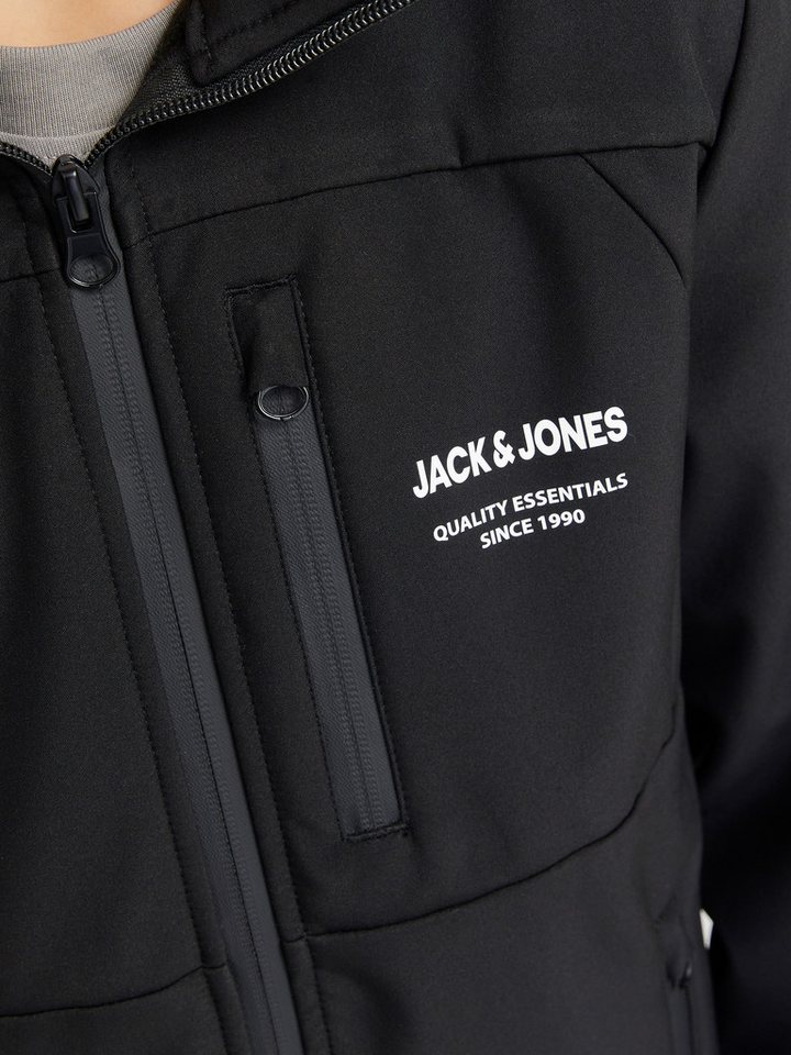 Jack & Jones Junior Softshelljacke JJTHEO wasserabweisend und pflegeleicht für Alltag Polyester, regular fit – Bild 4 von 5