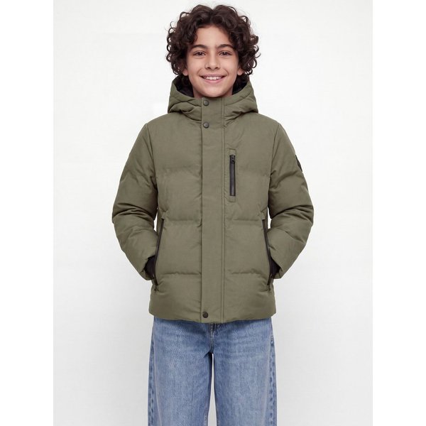 Jack & Jones Junior Steppjacke JCOTRACE ALPHA PUFFER JACKET JNR Kunstfaser, normal geschnitten