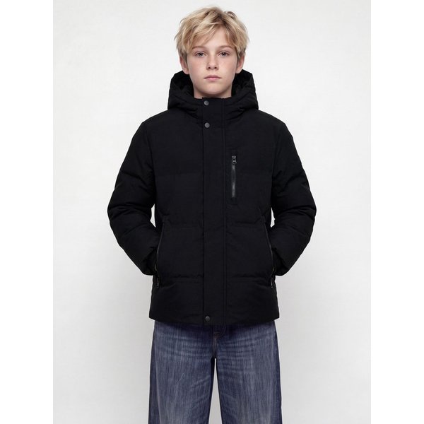 Jack & Jones Junior Steppjacke JCOTRACE ALPHA PUFFER JACKET JNR Kunstfaser, normal geschnitten
