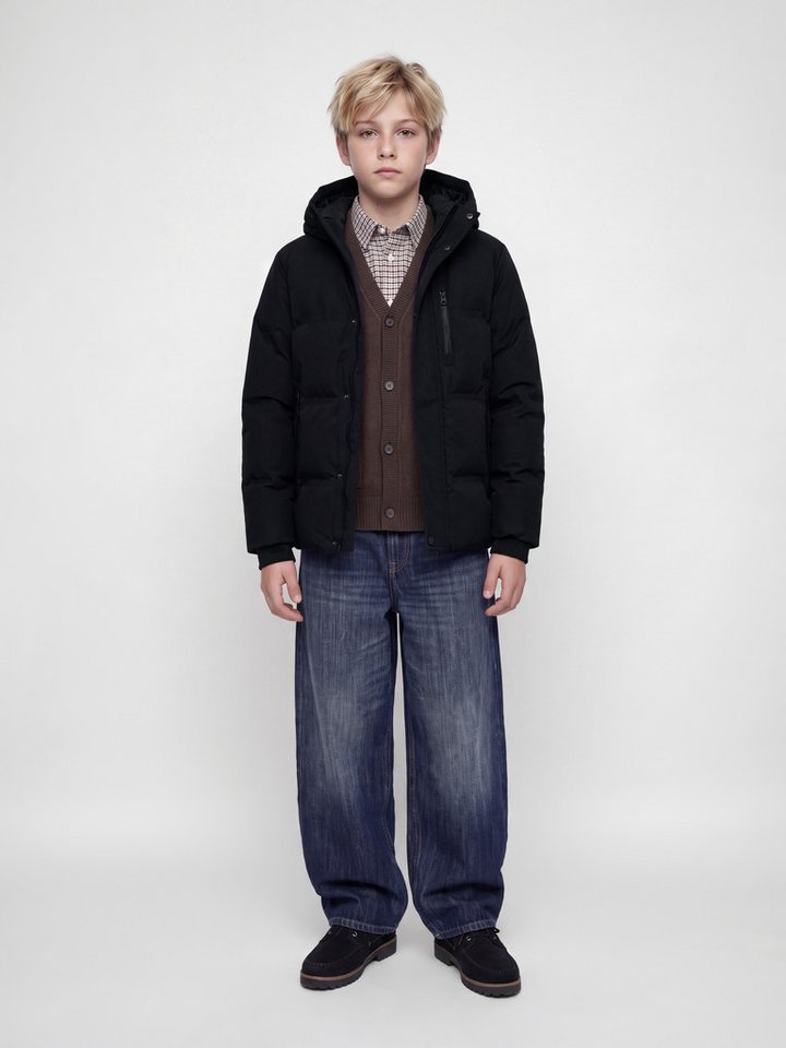 Jack & Jones Junior Steppjacke JCOTRACE ALPHA PUFFER JACKET JNR Kunstfaser, normal geschnitten – Bild 2 von 5