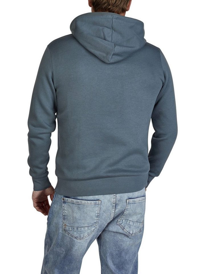 Jack & Jones Kapuzenpullover Herren Hoodie JJEADRIAN Regular Fit Longsleeve Sweatshirt mit Kängurutasche – Bild 2 von 5