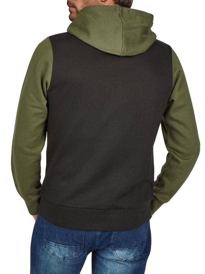Jack & Jones Kapuzenpullover Herren Hoodie JWHLOGO BLOCKING Regular Fit Sweatshirt mir Kängurutasche – Bild 2 von 4
