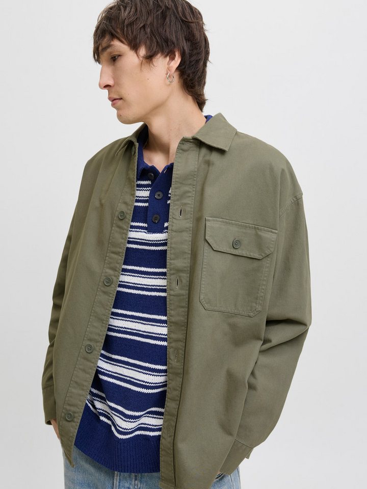 Jack & Jones Langarmhemd JJEDOVER OVERSHIRT LS SN – Bild 2 von 5