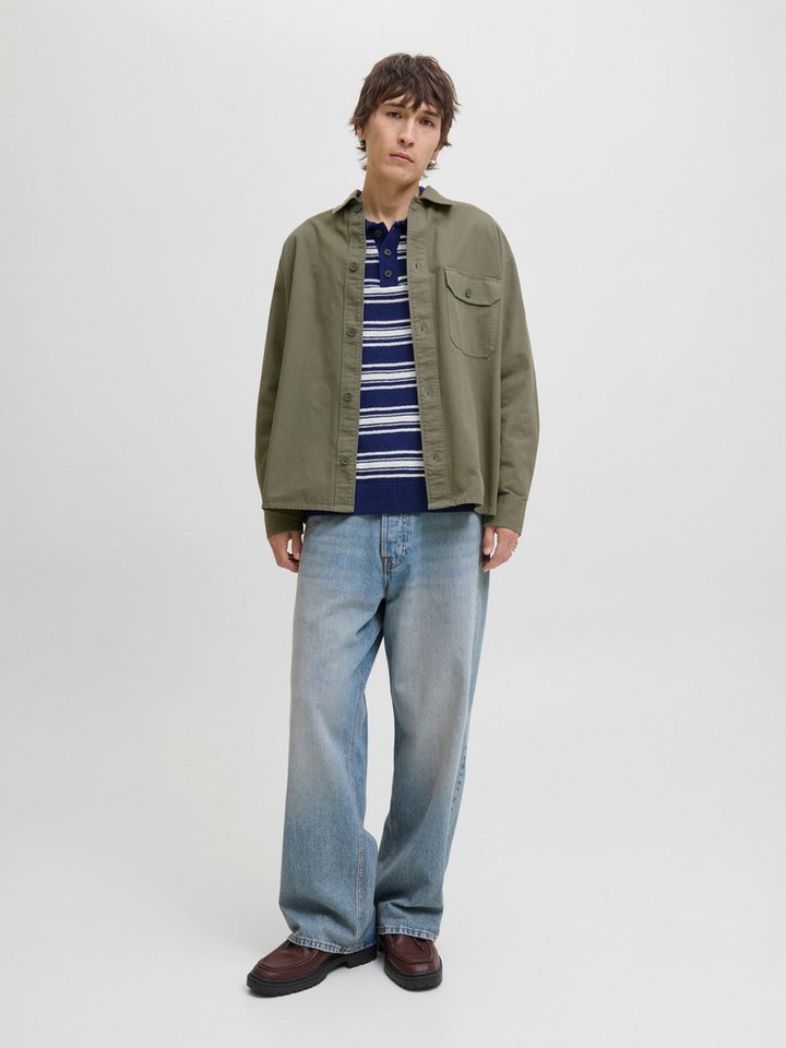 Jack & Jones Langarmhemd JJEDOVER OVERSHIRT LS SN – Bild 4 von 5