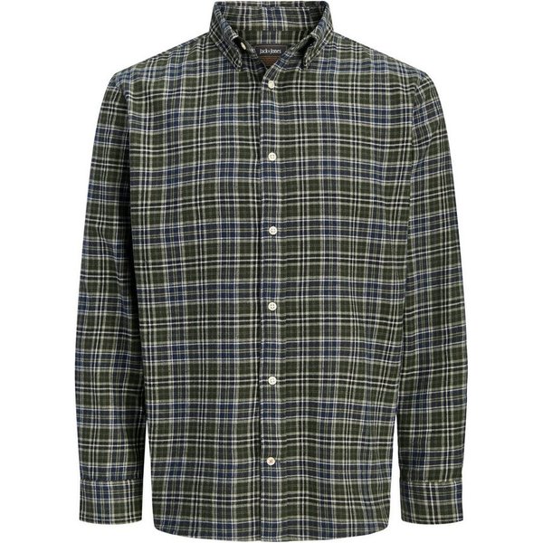 Jack & Jones Langarmhemd JJEFIELD CHECK SHIRT LS SN Baumwolle, normal geschnitten