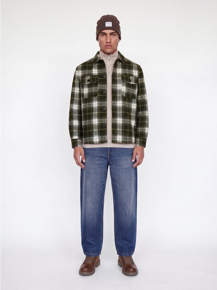 Jack & Jones Langarmhemd JJEREGENT STRUCTURE OVERSHIRT LS SN Polyester, locker geschnitten – Bild 3 von 5