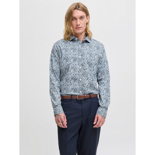 Jack & Jones Langarmhemd JPRBLABLACKPOOL STRETCH AOP LS SHIRT SN