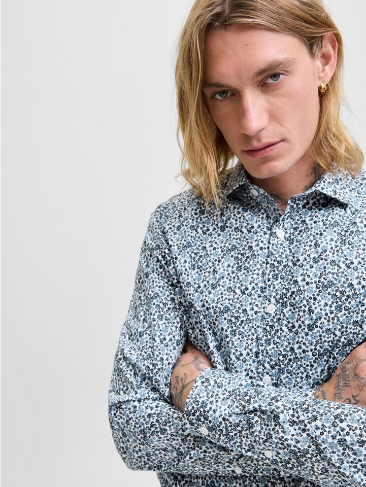 Jack & Jones Langarmhemd JPRBLABLACKPOOL STRETCH AOP LS SHIRT SN – Bild 2 von 5