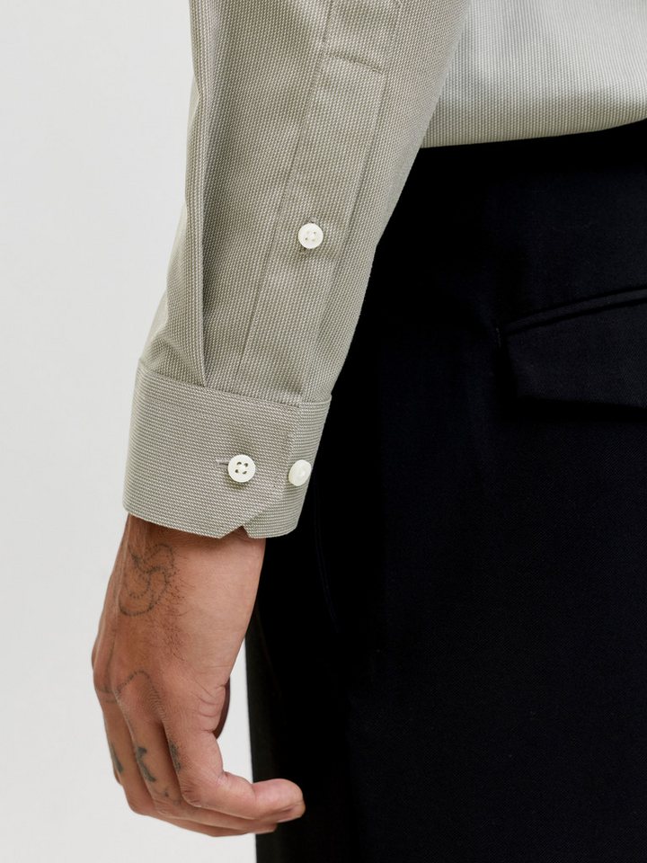 Jack & Jones Langarmhemd JPRBLAPARKER Slim Fit Hemd, atmungsaktiv, ideal für den Alltag Baumwolle, slim fit – Bild 3 von 5