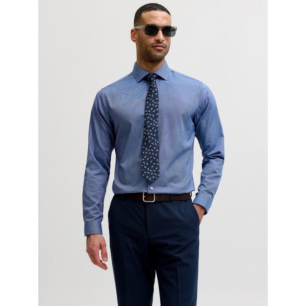 Jack & Jones Langarmhemd JPRBLAPARKER Slim Fit Hemd, atmungsaktiv, ideal für den Alltag Baumwolle, slim fit