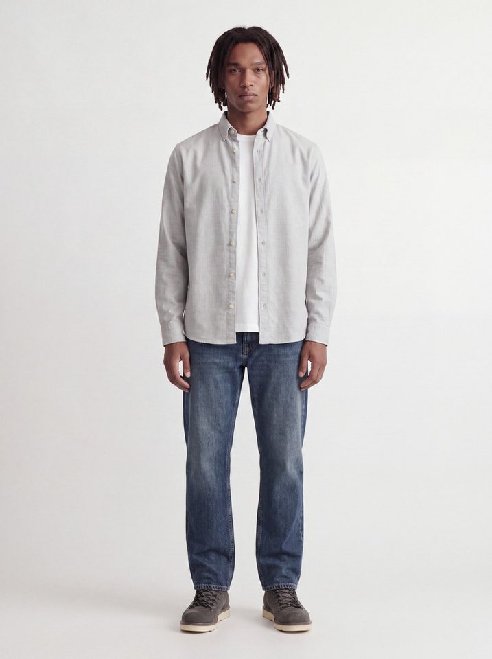 Jack & Jones Langarmhemd JPRBLUHARVEY TWILL SOLID L/S SHIRT SN Baumwolle, regular fit – Bild 3 von 5