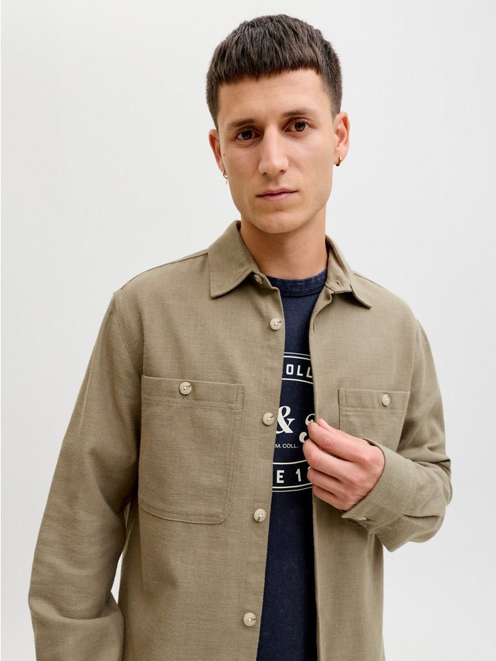 Jack & Jones Langarmhemd JPRBLURAYLE LINEN BL. SOLID LS SHIRT SN – Bild 2 von 5