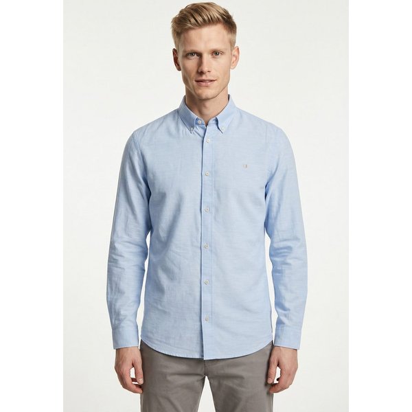 Jack & Jones Langarmhemd JPRBLUSUMMER LINEN BLEND SHIELD LS SHIRT Baumwolle mit Leinen, normal geschnitten