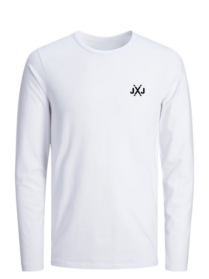 Jack & Jones Langarmshirt JCORISE INFINITY TEE LS CREW NECK 3-Pack Herren Langarmshirt 3er Pack Unifarben Basic Stretch Shirt Baumwolle – Bild 2 von 4