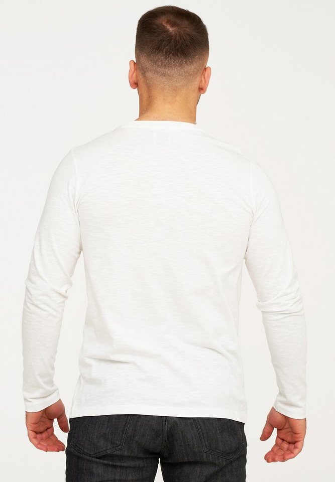 Jack & Jones Langarmshirt JCORISE INFINITY TEE LS CREW NECK 3-Pack Herren Langarmshirt 3er Pack Unifarben Basic Stretch Shirt Baumwolle – Bild 4 von 4