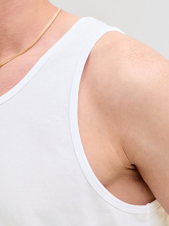 Jack & Jones Muscleshirt JJEORGANIC BASIC TANKTOP NOOS Baumwolle, Rundhalsausschnitt – Bild 3 von 5
