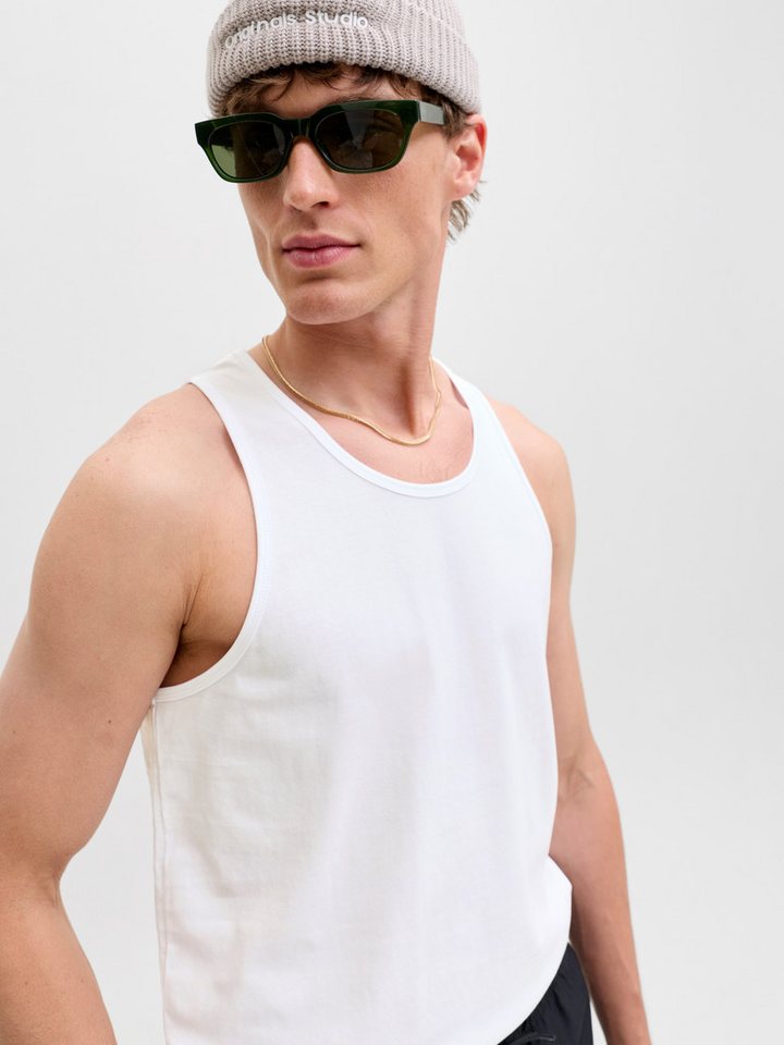 Jack & Jones Muscleshirt JJEORGANIC BASIC TANKTOP NOOS Baumwolle, Rundhalsausschnitt – Bild 4 von 5