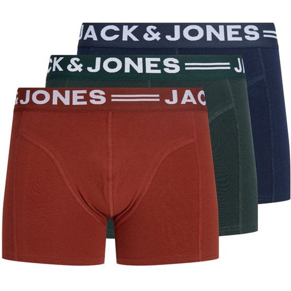 Jack & Jones PlusSize Boxershorts JACSENSE TRUNKS 3-PACK NOOS PLS (Packung, 3-St., 3er-Pack)