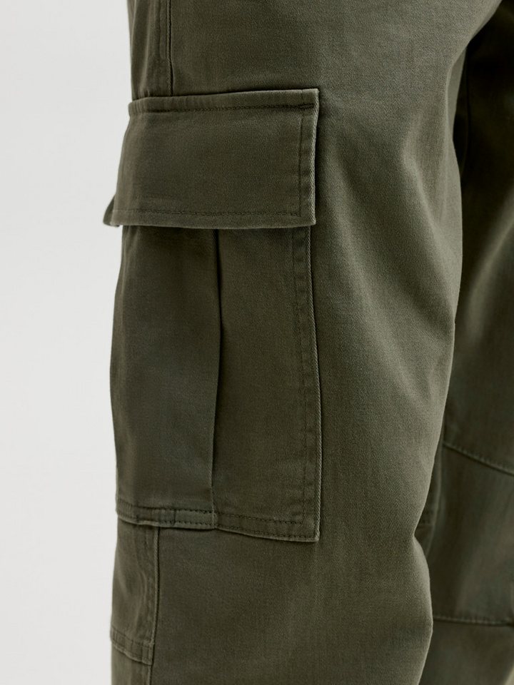 Jack & Jones PlusSize Cargohose JPSTKANE DYLAN CUFFED CARGO RET PLS Baumwollmischung, relaxed fit – Bild 4 von 4