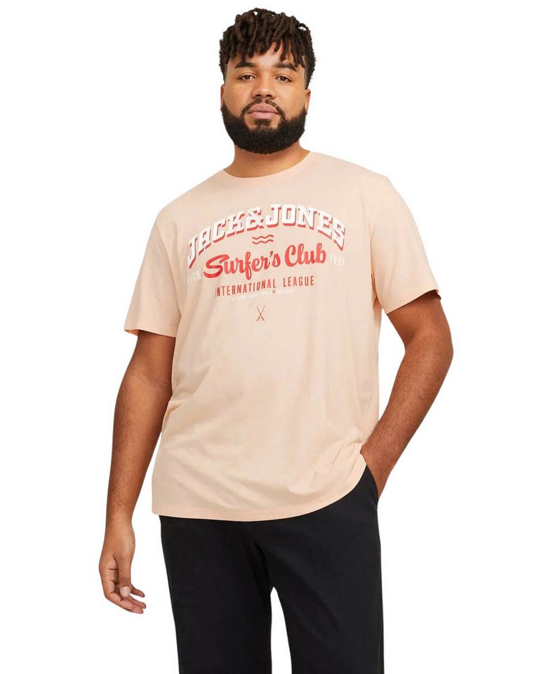 Jack & Jones PlusSize Print-Shirt (Spar-Set, 3er-Pack) Big Size Shirt Übergrößen Shirt – Bild 2 von 5