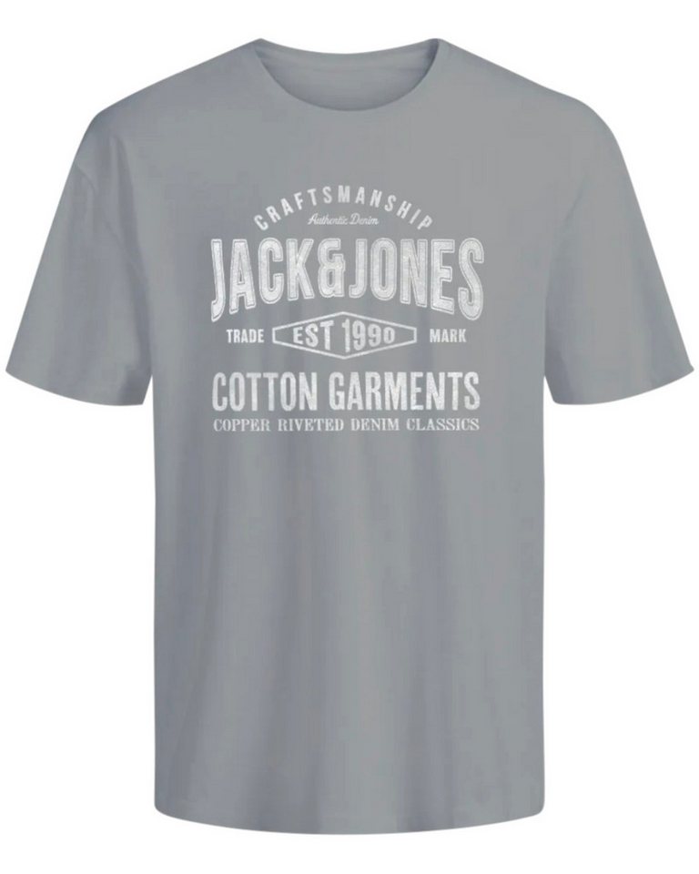 Jack & Jones PlusSize Print-Shirt (Spar-Set, 3er-Pack) Big Size Shirt Übergrößen Shirt – Bild 2 von 3