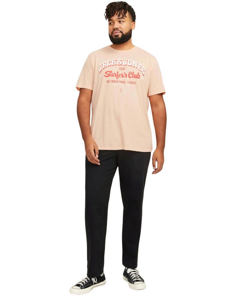 Jack & Jones PlusSize Print-Shirt (Spar-Set, 3er-Pack) Big Size Shirt Übergrößen Shirt – Bild 3 von 3