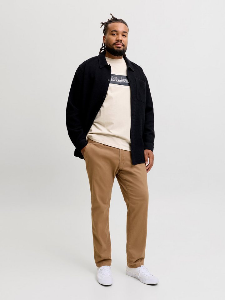 Jack & Jones PlusSize Rundhalsshirt JJBUSTER TEE SS CREW NECK BTS SN PLS Baumwolle, regular fit – Bild 3 von 5
