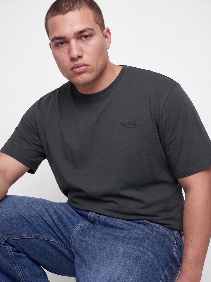 Jack & Jones PlusSize Rundhalsshirt JJEARCHIVE GRAPHIC TEE SS O-NECK PLS Baumwolle, regular fit – Bild 2 von 5
