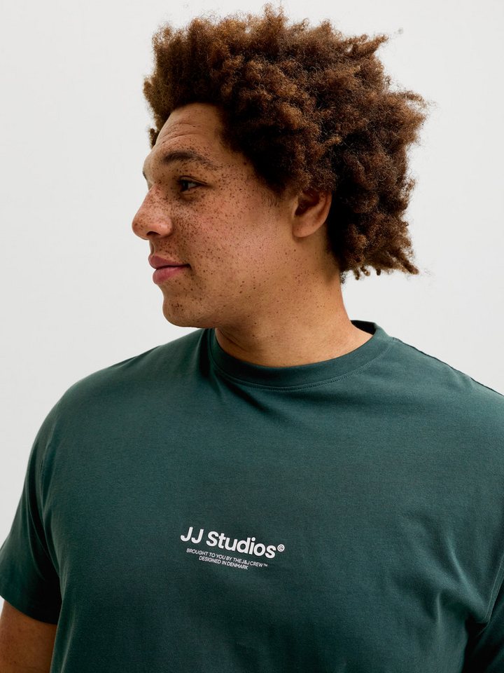 Jack & Jones PlusSize Rundhalsshirt JJESOHO TEE SS CREW NECK NOOS PLS Baumwolle, regular fit – Bild 2 von 5