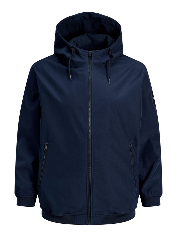 Jack & Jones PlusSize Softshelljacke JJEBASIC mit Kapuze und wasserabweisendem Stoff Kunstfaser, regular fit – Bild 4 von 5