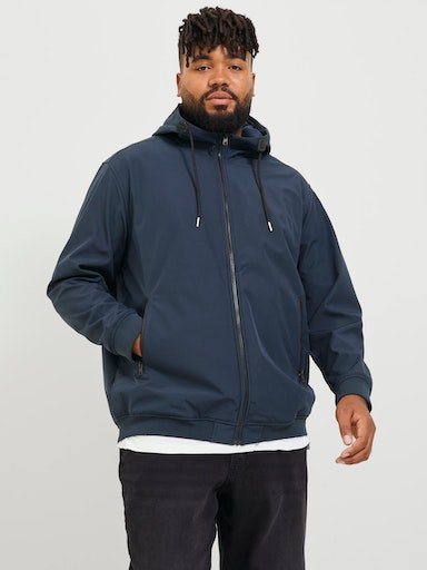 Jack & Jones PlusSize Softshelljacke JJEBASIC mit Kapuze und wasserabweisendem Stoff Kunstfaser, regular fit – Bild 2 von 5