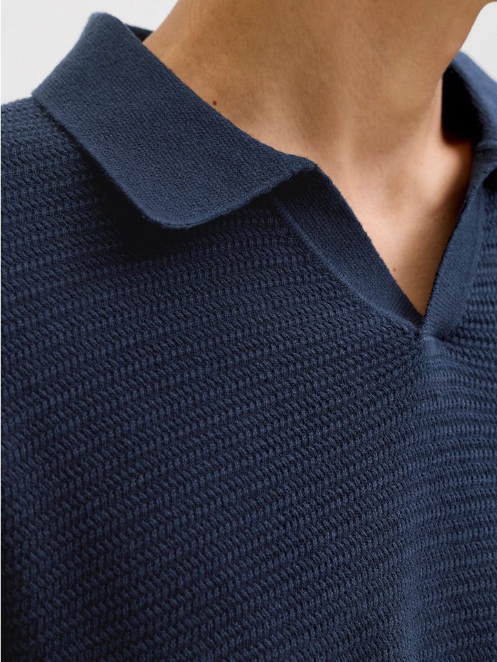 Jack & Jones Polokragenpullover JPRBLURILEY KNIT SPLIT NECK LS SN – Bild 3 von 5