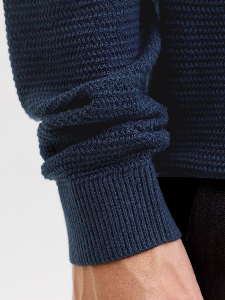 Jack & Jones Polokragenpullover JPRBLURILEY KNIT SPLIT NECK LS SN – Bild 4 von 5