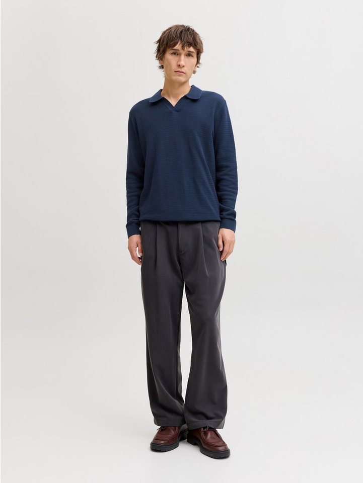 Jack & Jones Polokragenpullover JPRBLURILEY KNIT SPLIT NECK LS SN – Bild 5 von 5