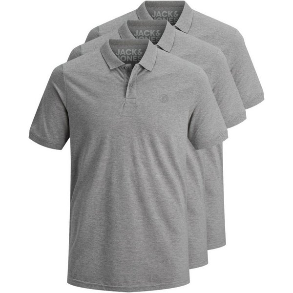 Jack & Jones Poloshirt Basic (3-tlg., 3er Pack) slimfit / figurbetont geschnitten