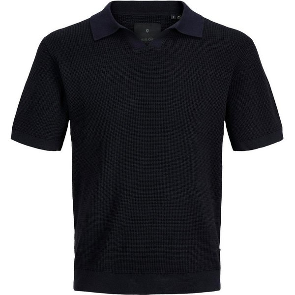 Jack & Jones Poloshirt Blahudson Knit Split Neck mit Splitneck-Ausschnitt
