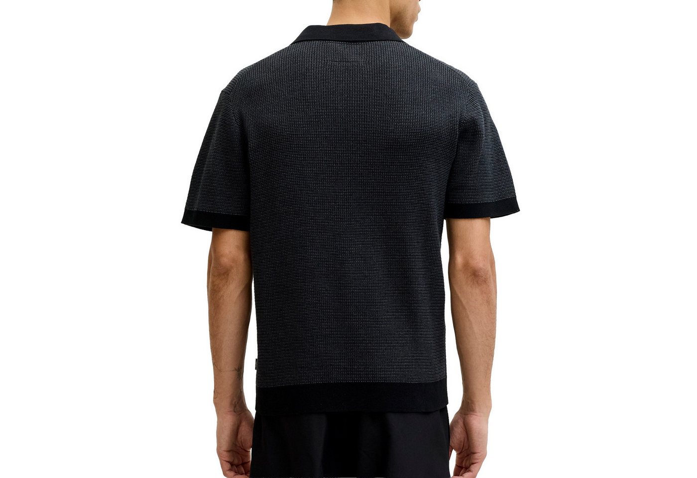 Jack & Jones Poloshirt Blahudson Knit Split Neck mit Splitneck-Ausschnitt – Bild 4 von 5