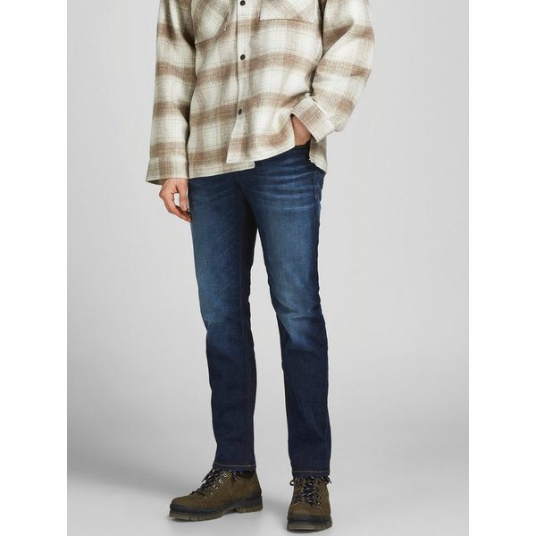 Jack & Jones Regular-fit-Jeans JJICLARK mit Used-Look und Stretch für den Alltag mit Abriebeffekten