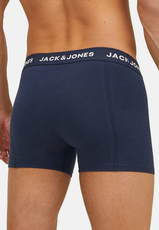 Jack & Jones Retro Boxer 3er Pack Anthony (Spar-Set, 3-St) Retro Short / Pant - Baumwolle - ohne Eingriff - Atmungsaktiv – Bild 3 von 5