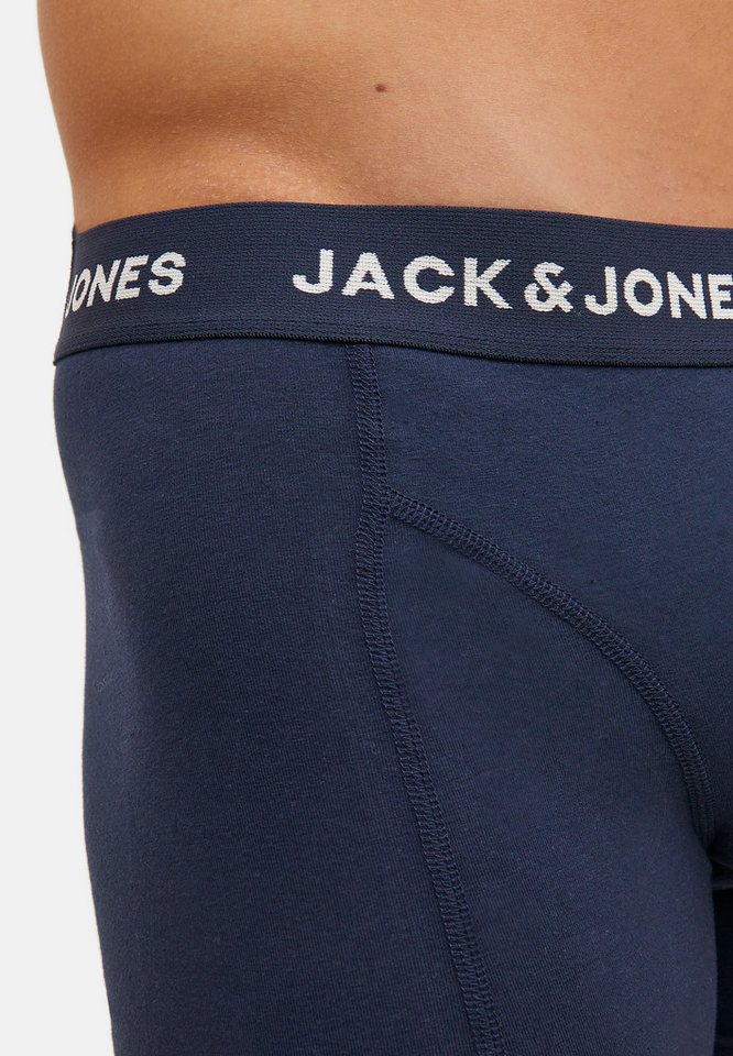 Jack & Jones Retro Boxer 3er Pack Anthony (Spar-Set, 3-St) Retro Short / Pant - Baumwolle - ohne Eingriff - Atmungsaktiv – Bild 4 von 5