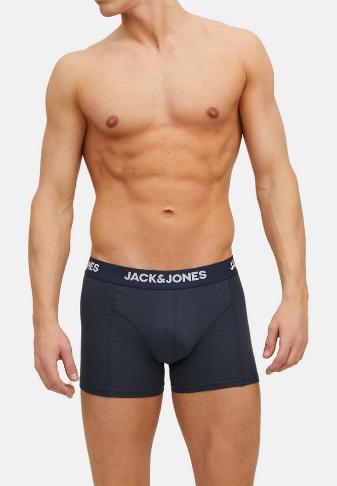 Jack & Jones Retro Boxer 3er Pack Anthony (Spar-Set, 3-St) Retro Short / Pant - Baumwolle - ohne Eingriff - Atmungsaktiv – Bild 5 von 5
