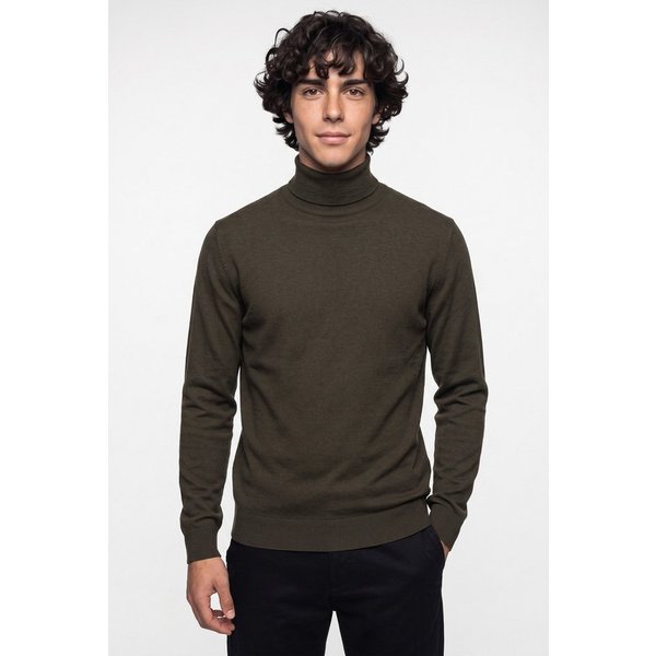 Jack & Jones Rollkragenpullover JJEEMIL KNIT ROLL NECK NOOS Baumwollmischung, regular fit