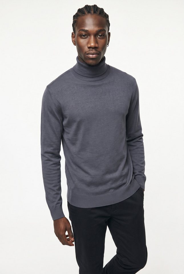 Jack & Jones Rollkragenpullover JJEEMIL KNIT ROLL NECK NOOS Baumwollmischung, regular fit – Bild 3 von 5