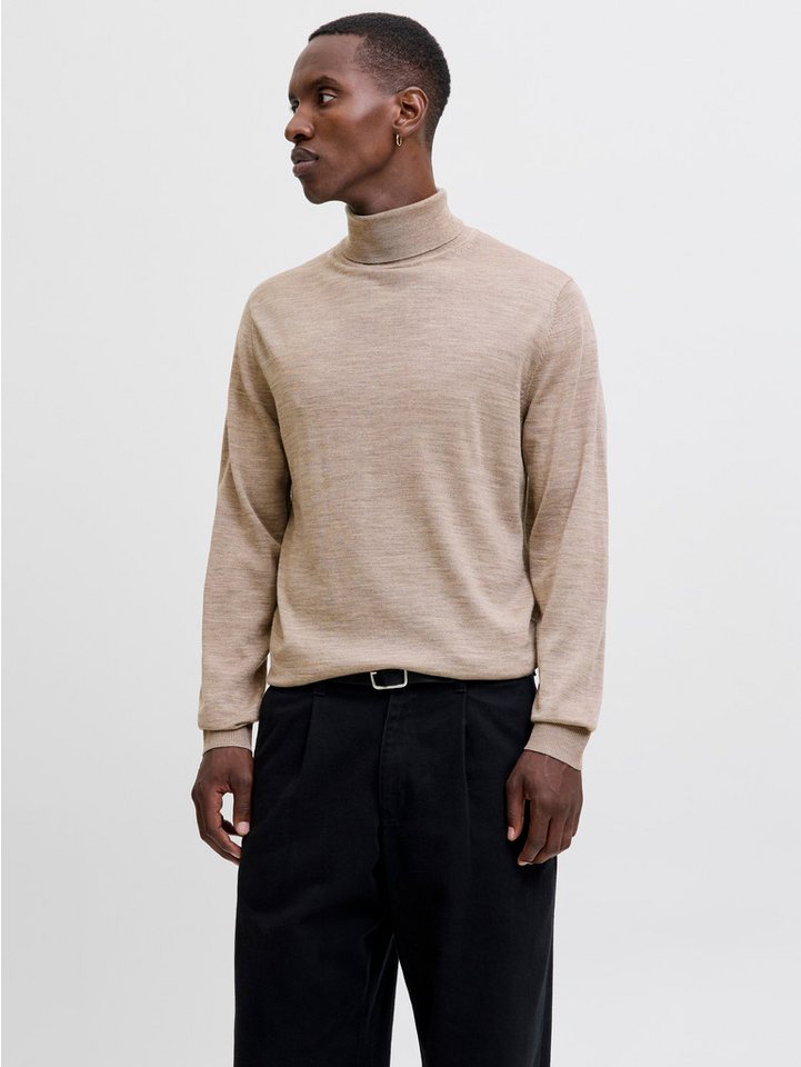 Jack & Jones Rollkragenpullover JPRBLAMERINO KNIT ROLL NECK Wolle, regular fit – Bild 2 von 5